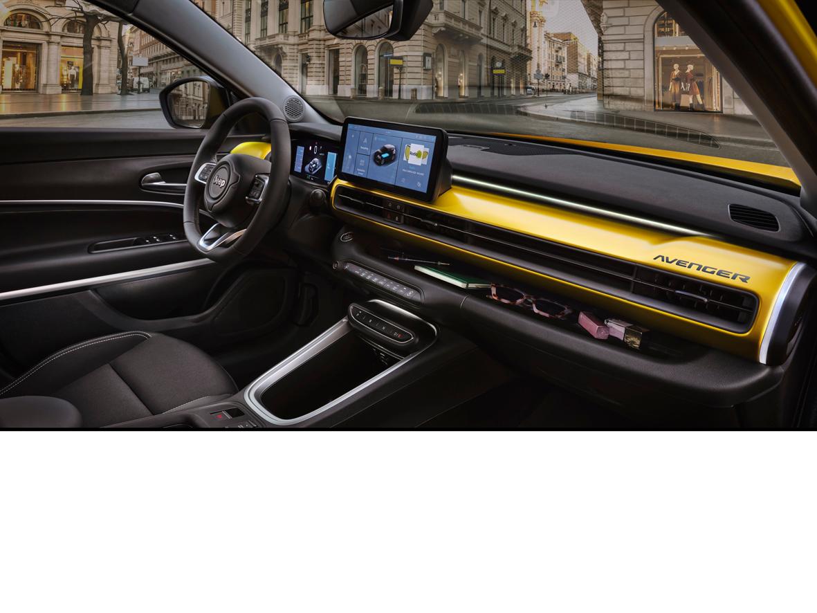 Die Funktionalität, die dem Avenger ins Lastenheft geschrieben wurde, manifestiert sich allerdings nicht nur in einer Vielzahl von Ablagen, sondern auch in arg unbekümmert verbautem Hartplastik.