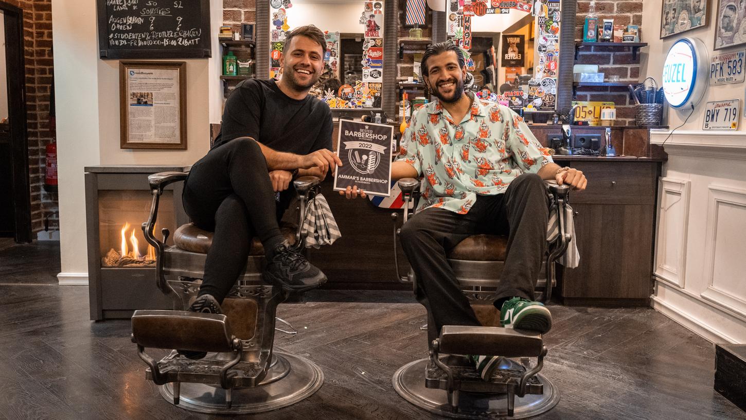 Die Brüder Wissam und Ammar Ali betreiben seit bald fünf Jahren den Barbershop in der Zerzabelshofstraße. 