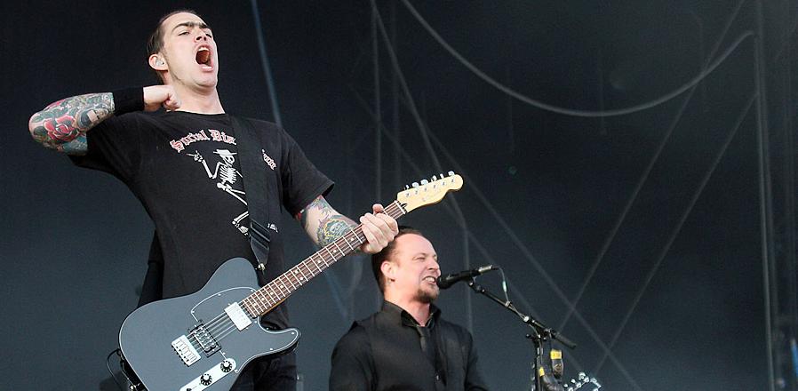 Spielfreude und gute Laune - der Auftritt von Volbeat war ein großer Erfolg.