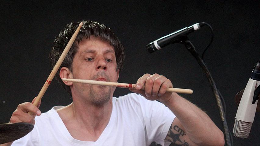 Thomas Götz weiß mit seinen Drumsticks umzugehen.