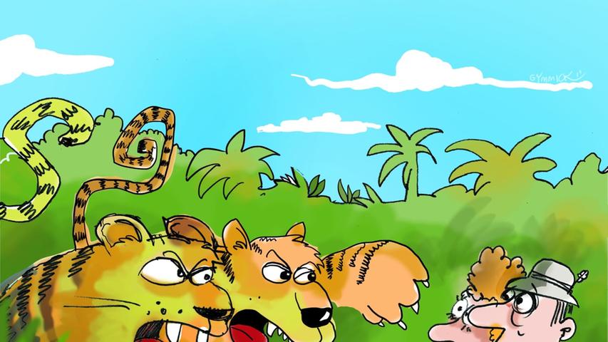 Neu im Tiergarten: Cartoons von Gymmick