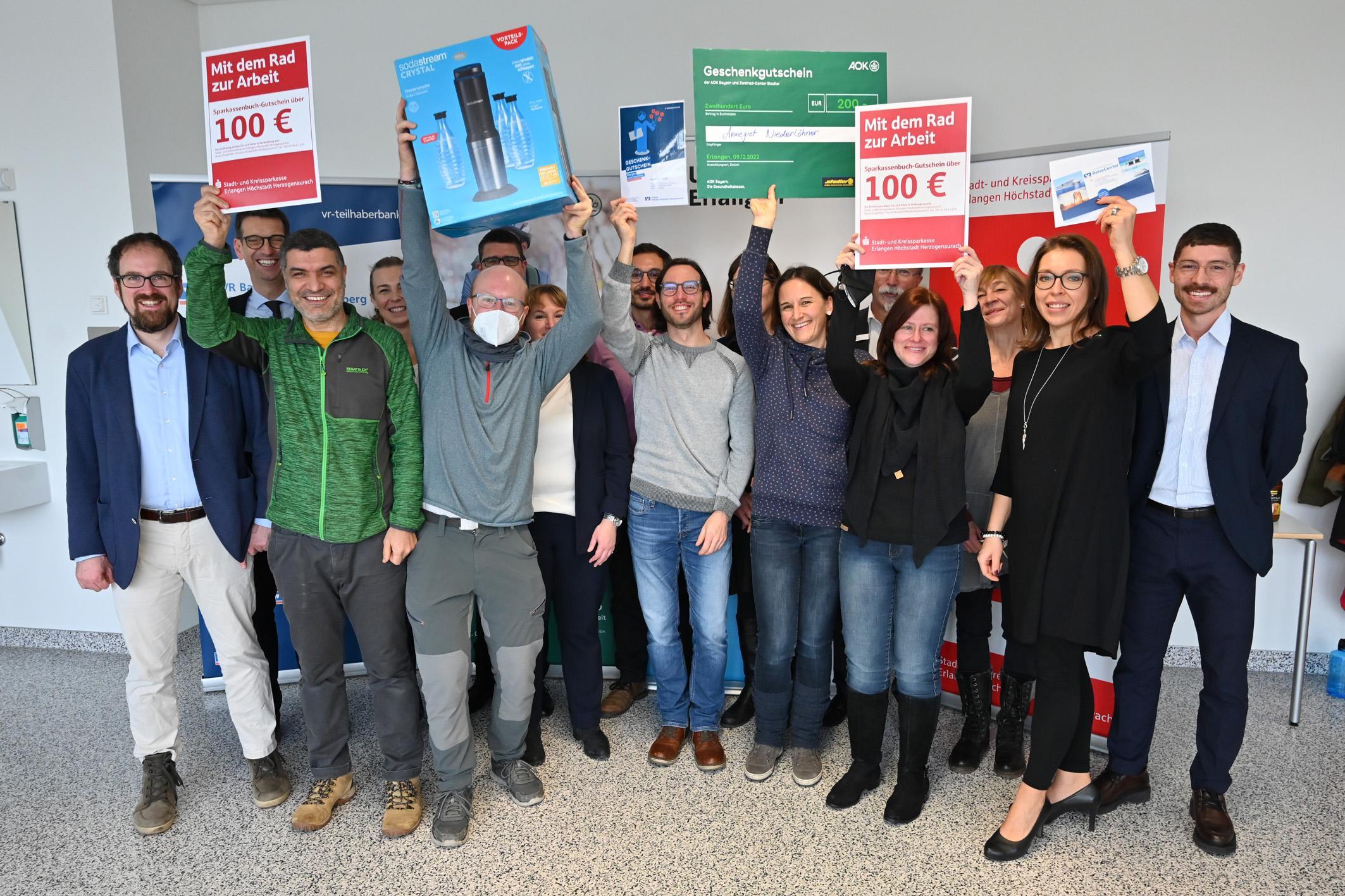 Mit dem Rad zur Arbeit: So viele Kilometer wurden in Erlangen geschafft