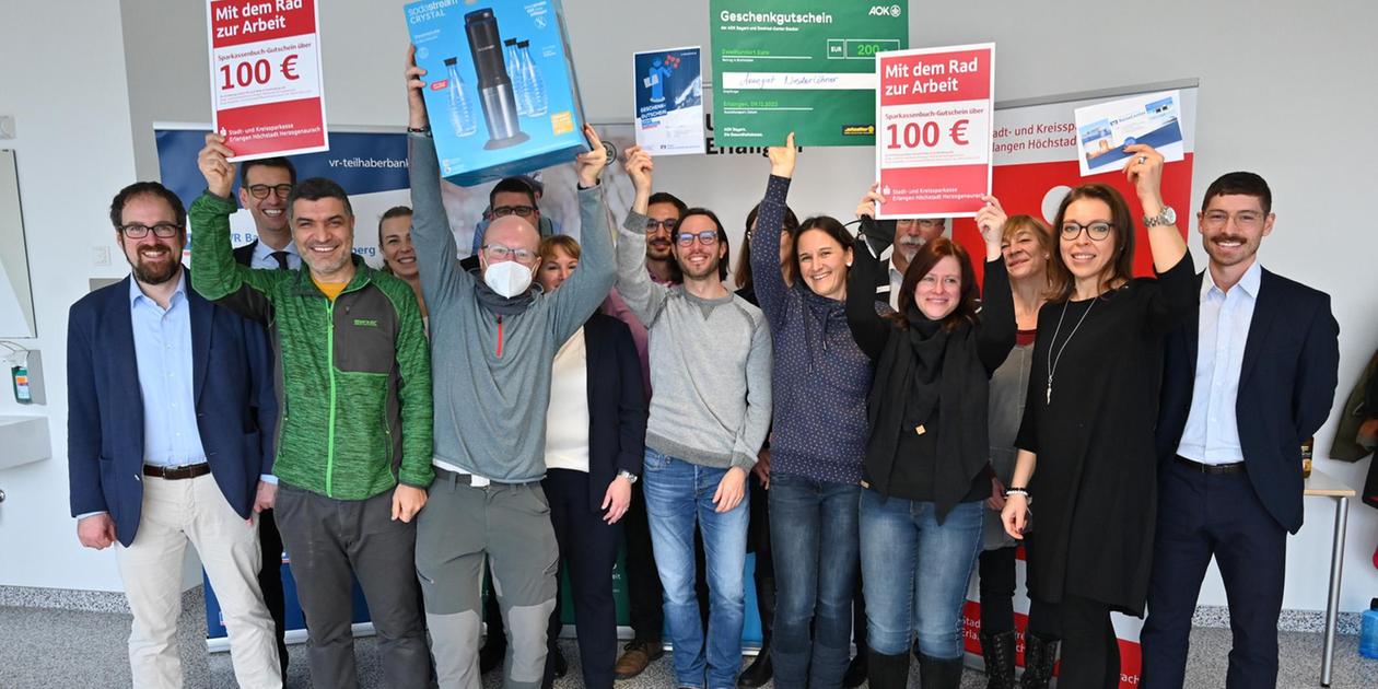 Mit dem Rad zur Arbeit: So viele Kilometer wurden in Erlangen geschafft