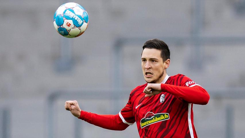 Kein Thema für den Club: Freiburgs Keven Schlotterbeck. Kein Thema für den Club: Freiburgs Keven Schlotterbeck.