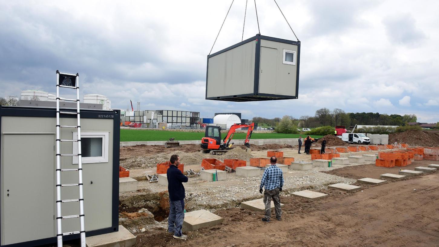 In Fürth entstand schon vor knapp einem Jahr ein Container-Unterkunft für Flüchtlinge.