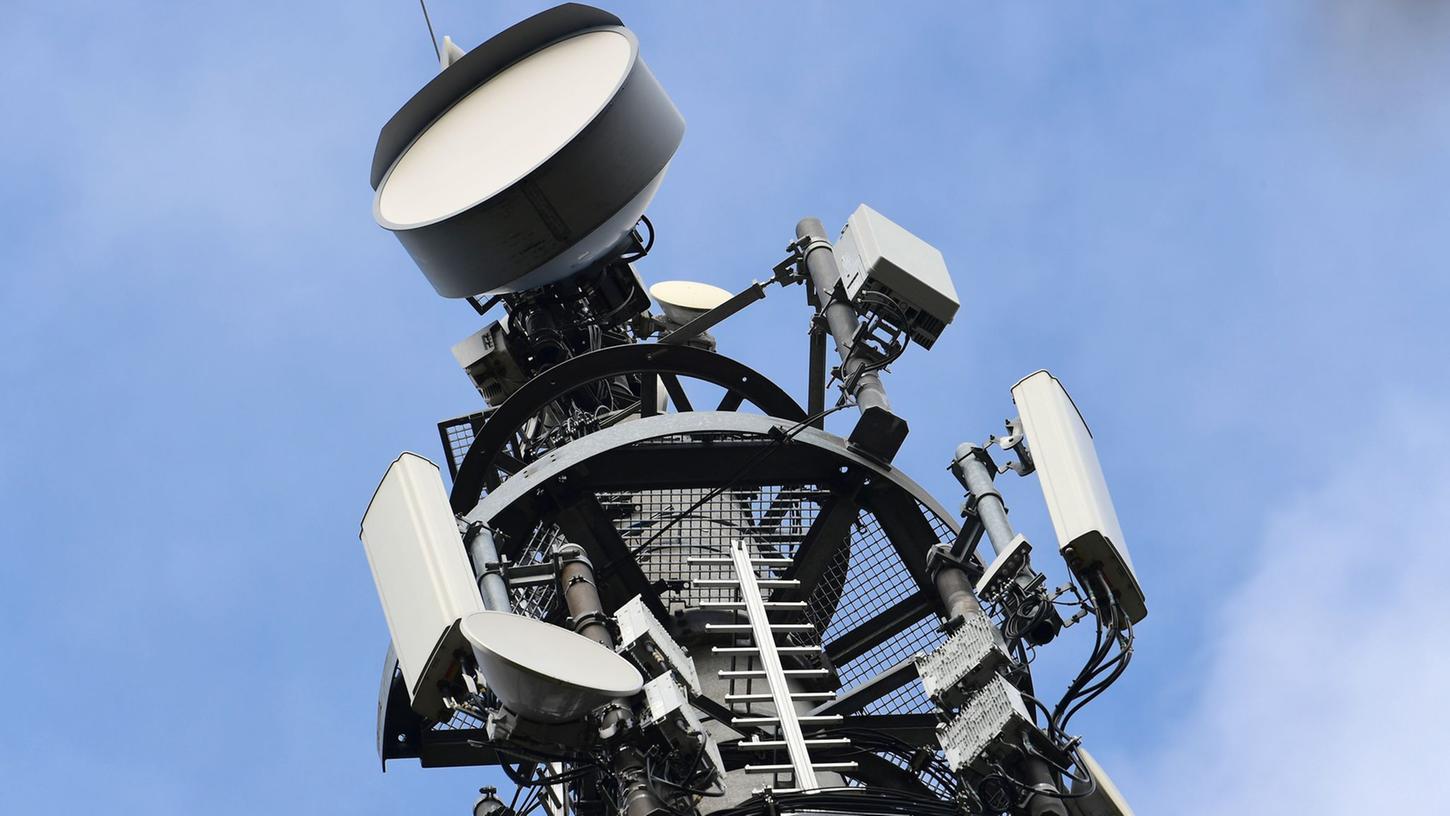 So sieht ein 5G-Mast aus. So sieht ein 5G-Mast aus.