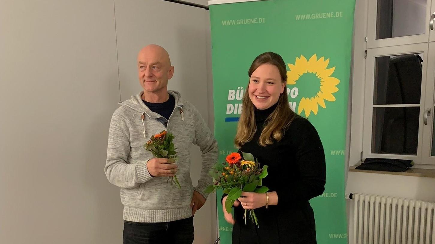 Philipp Hörber (Landtag) aus Weiltingen und Katharina Sparrer (Bezirkstag) aus Dinkelsbühl sind die Direktkandidaten der Grünen im hiesigen Stimmkreis.  