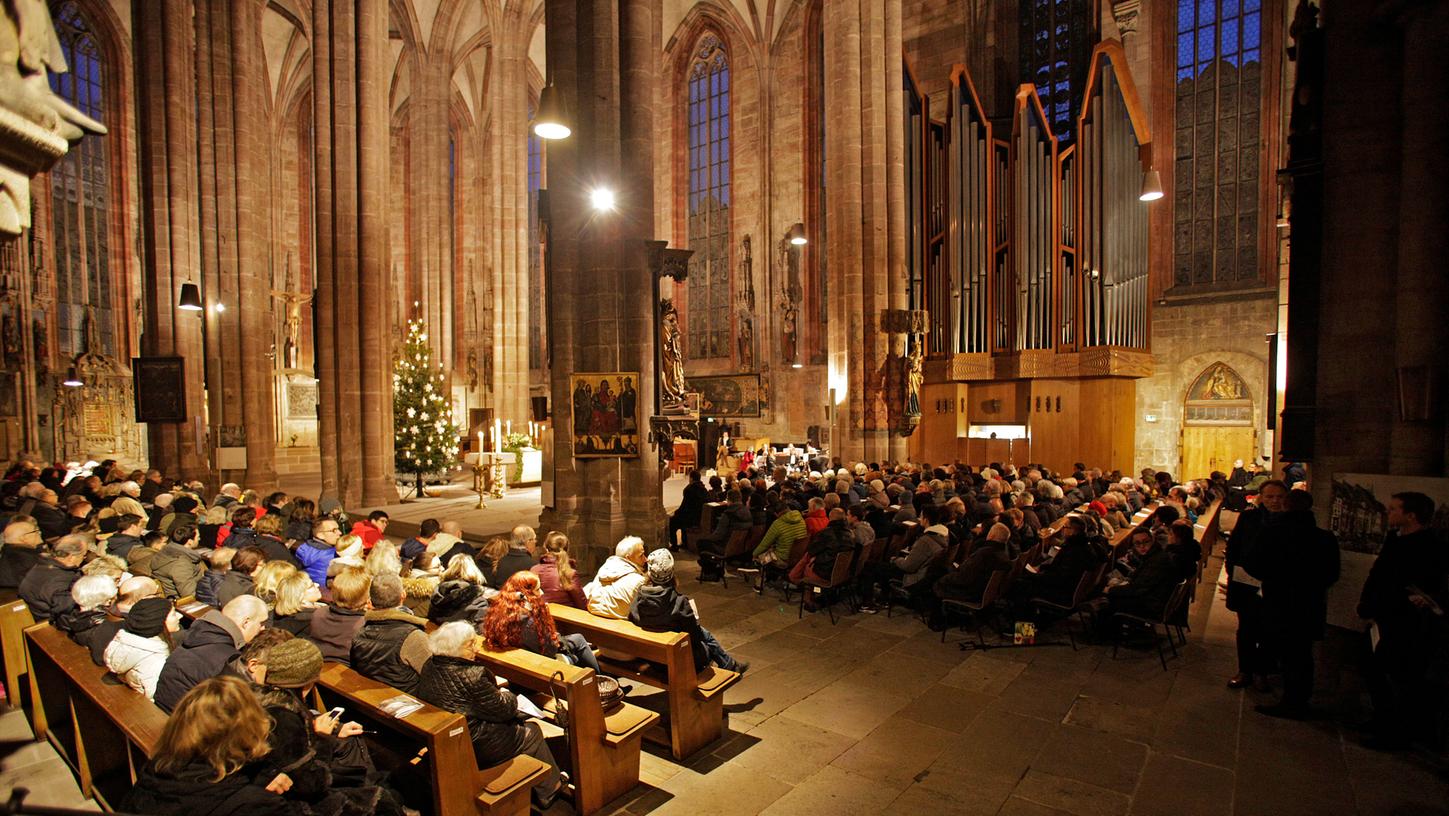 Die Sebalduskirche lädt wieder zur Ökumenischen Christvesper am Heiligen Abend - hier eine Aufnahme aus dem Jahr 2016. Die Sebalduskirche lädt wieder zur Ökumenischen Christvesper am Heiligen Abend - hier eine Aufnahme aus dem Jahr 2016.