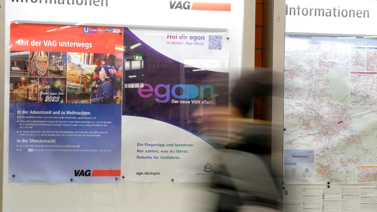 VGN bietet den neuen Egon-Tarif an. VGN bietet den neuen Egon-Tarif an.