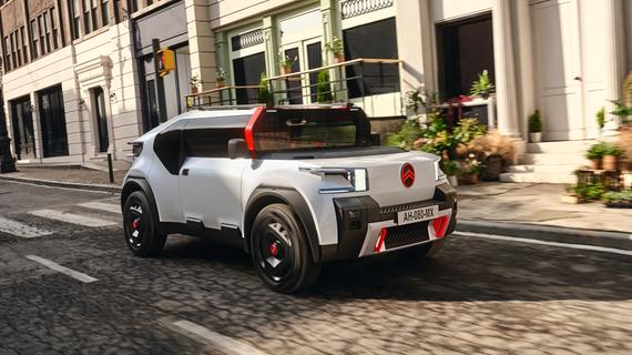 Studie Citroën Oli: Dieses E-Auto ist von Pappe