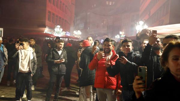 ...hielten sich längst nicht alle Besucher daran.