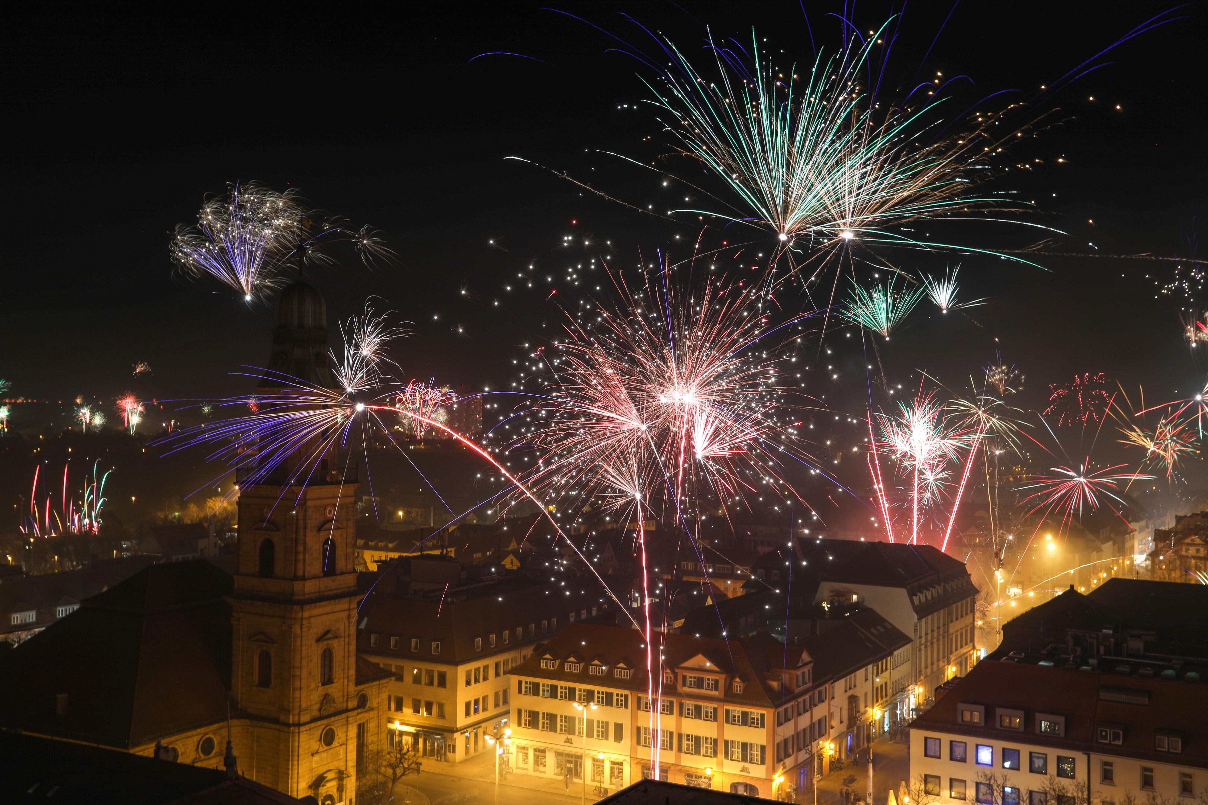 Silvesterfeuerwerk 2022/23 Erlangen
