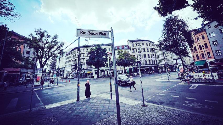 Nicht schön, aber passend: der Rio-Reiser-Platz in Berlin. Mehr persönliche Lieblingsorte von unserem Berlin-Korrespondent Harald Baumer.