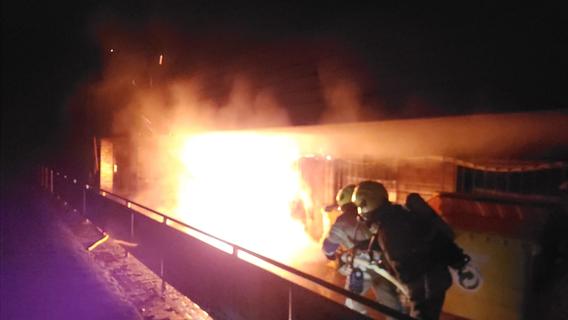 Riesiges Glück: Feuerwehr verhinderte Schlimmeres bei nächtlichem Brand in Weilersbach