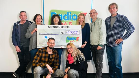 An nur einem Tag: Nürnberger Radiosender sammelt über 117.000 Euro für krebskranke Kinder