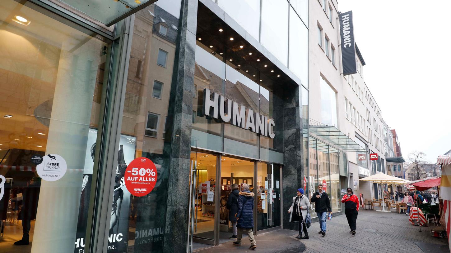 Im Advent 2022 machte "Humanic" überraschend seine Nürnberger Filiale dicht.