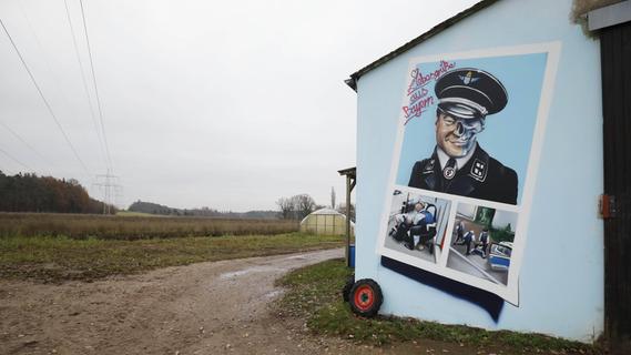 Streit um Söder-Graffiti mit Totenkopf und NS-Uniform: Sprüher steht vor Nürnberger Amtsgericht