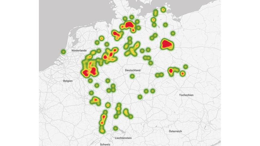 Diese Karte zeigt, wo 2022 am meisten Wohnmobile in Deutschland gestohlen wurden.