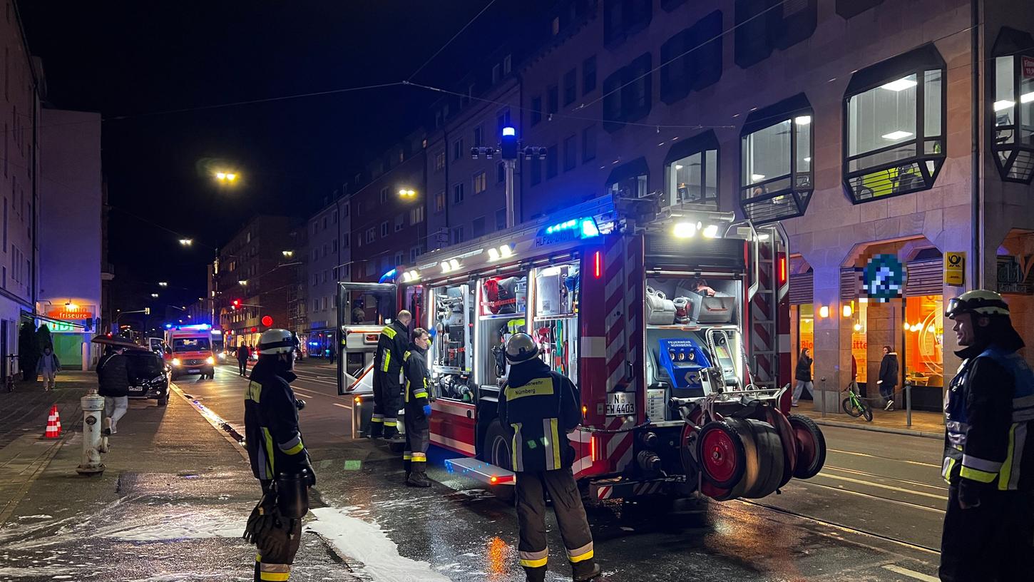 In einem Restaurant in der Sulzbacher Straße in Nürnberg brannte es am Freitagabend.