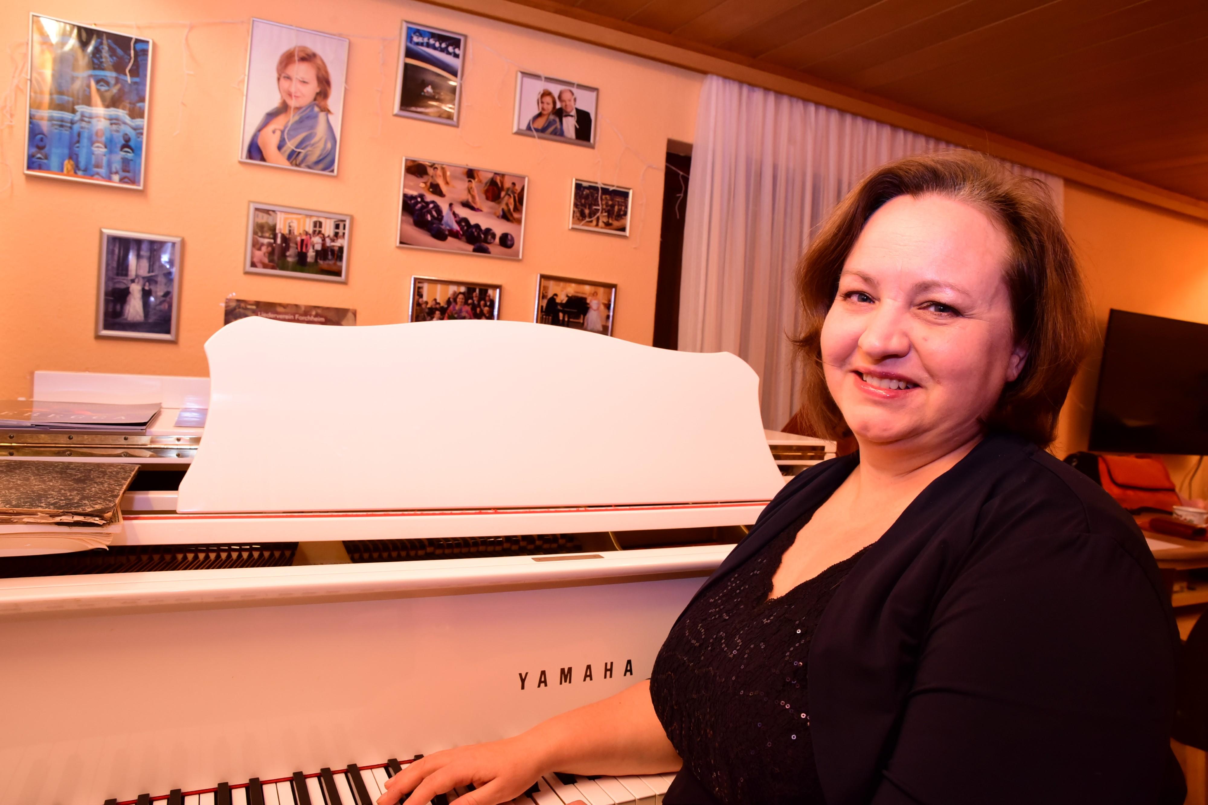 Sie brauchten Platz für den weißen Konzertflügel Ein Besuch im