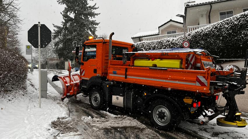 Bis zu zehn Zentimeter Neuschnee: Die Bilder zum Wintercomeback in Franken