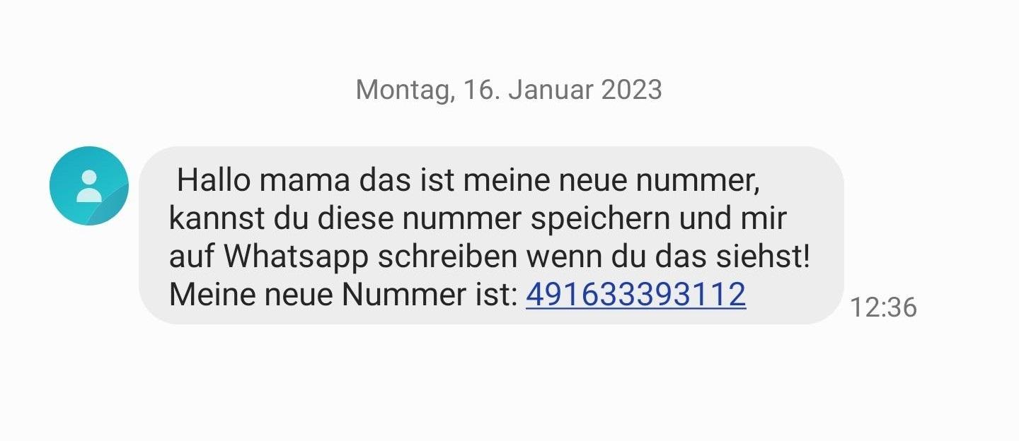 Mit dieser oder einer ähnlich klingenden Nachricht beginnt der Betrugsversuch. Mit dieser oder einer ähnlich klingenden Nachricht beginnt der Betrugsversuch.