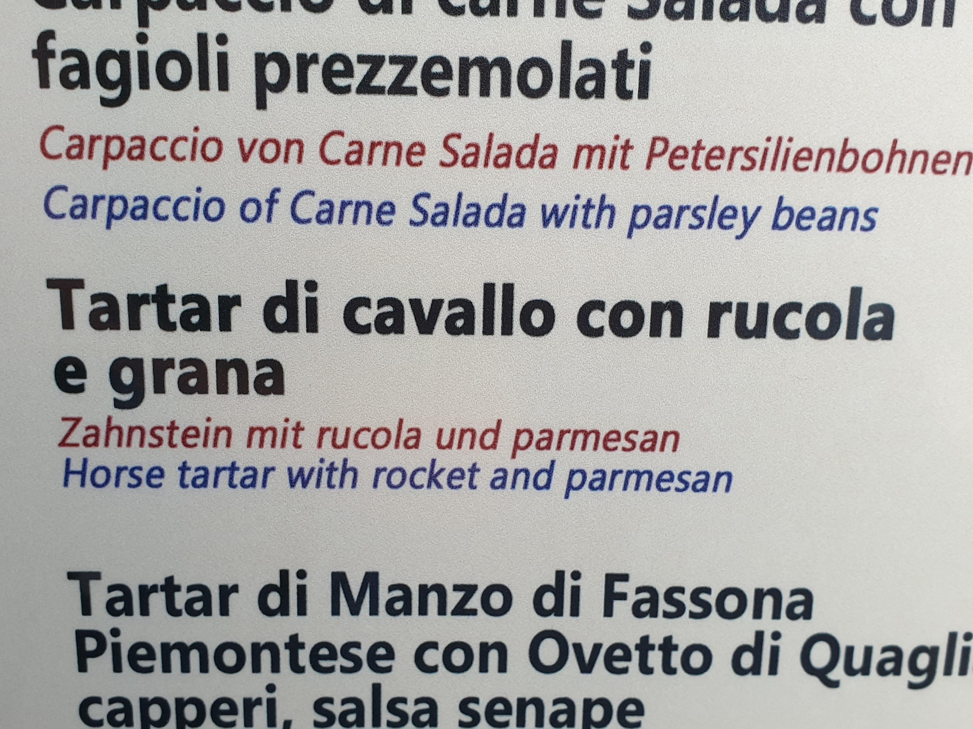 "Wir haben diese Speisekarte in Sirmione am Gardasee entdeckt. Und beschlossen, auf jeden Fall woanders zu essen" schreibt Anita Diesener aus Feucht. Alle Bilder der letzten Jahre unserer lustigen Deutschübersetzungen finden Sie hier.