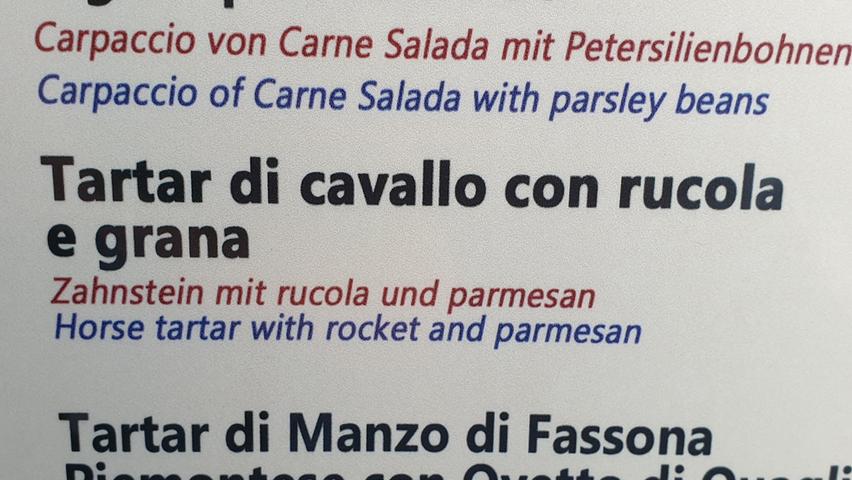 "Wir haben diese Speisekarte in Sirmione am Gardasee entdeckt. Und beschlossen, auf jeden Fall woanders zu essen" schreibt Anita Diesener aus Feucht.
