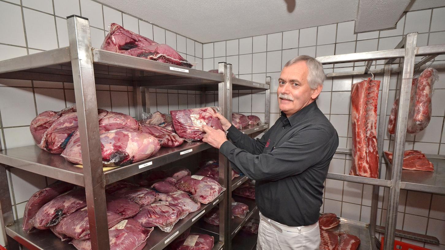In Sorge um die Branche: Metzger-Innungsmeister Konrad Ammon. In Sorge um die Branche: Metzger-Innungsmeister Konrad Ammon.