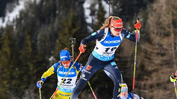 Biathlon-Staffeln jeweils auf Platz drei