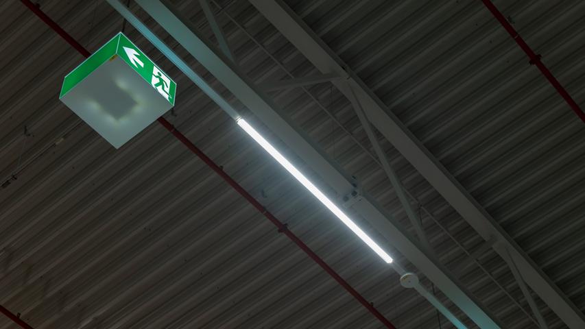 In der neuen Berger-Logistikhalle ist moderne LED-Technik verbaut.