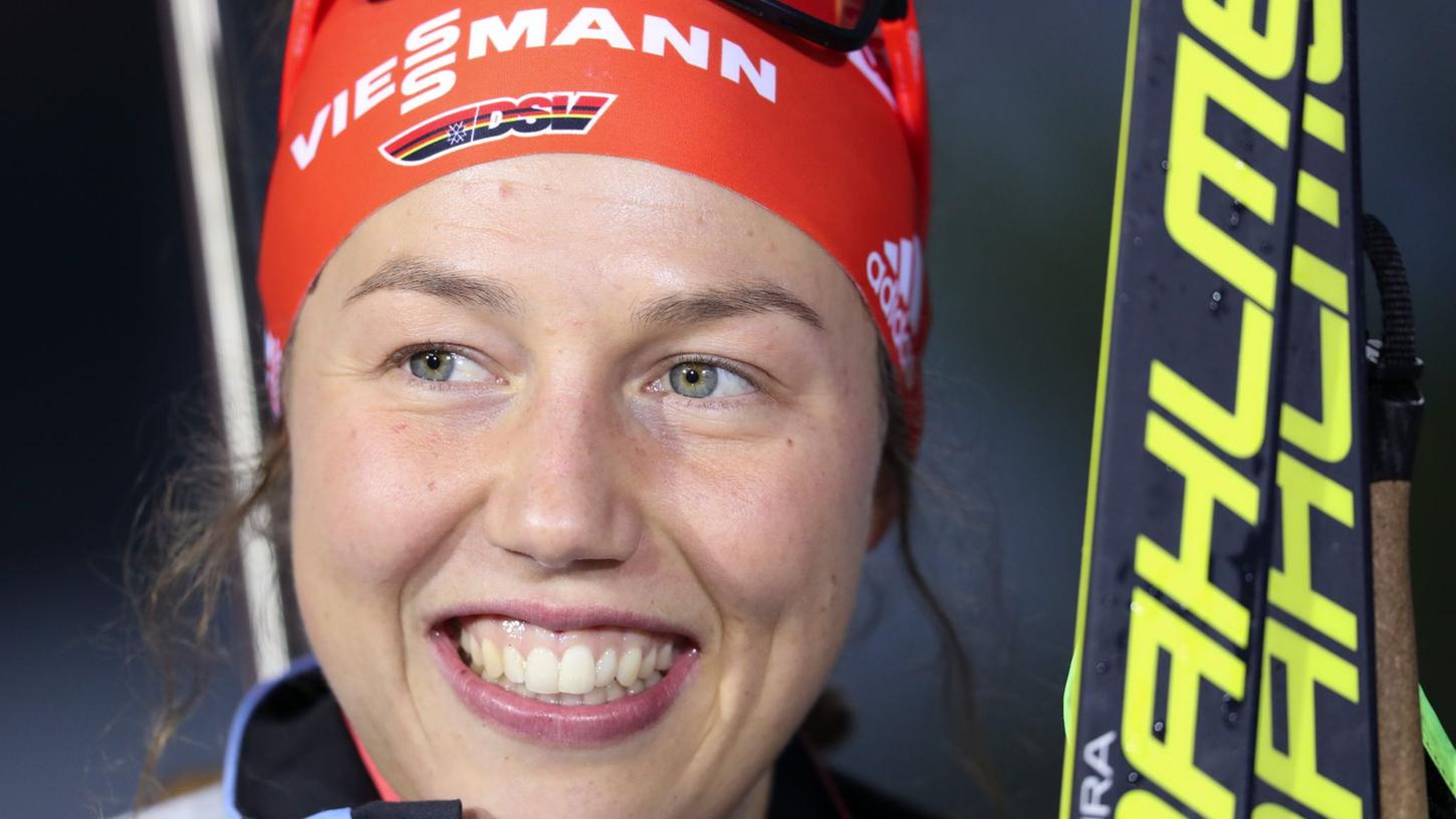 Die deutsche Biathletin Laura Dahlmeier fordert ein Umdenken wegen des Klimawandels.