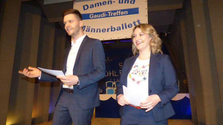 Die neuen Sitzungspräsidenten des Faschingskomitees Kühlenfels Waidach, Jana Wiegärtner und Philipp Zagel.