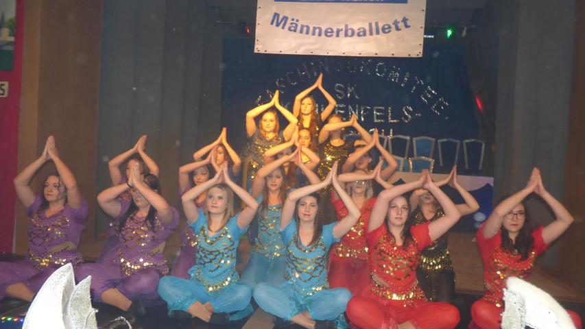 Die Maxi Dancers aus Kühlenfels wähnten sich in Tausendundeinernacht.
