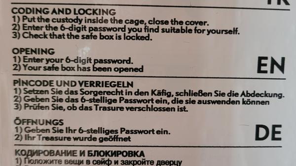 "Das habe ich in einem Hotel in Antalya aufgenommen, die Bedienungsanleitung für den Safe", schreibt uns Birgit Güßregen aus Herzogenaurach. Alle Bilder der letzten Jahre unserer lustigen Deutschübersetzungen finden Sie hier.