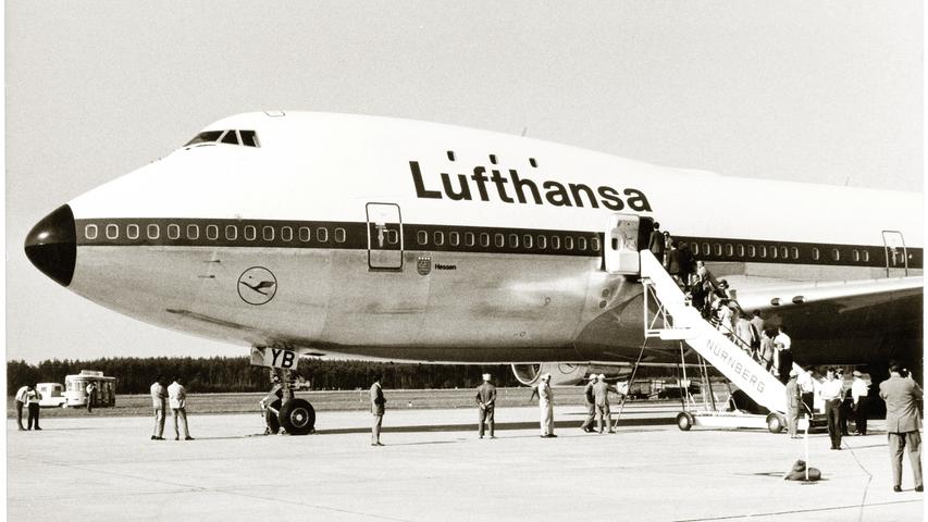 Die Lufthansa erhielt im März 1970 die erste von drei Maschinen. In Nürnberg feierte sie im Juli ihre Premiere.