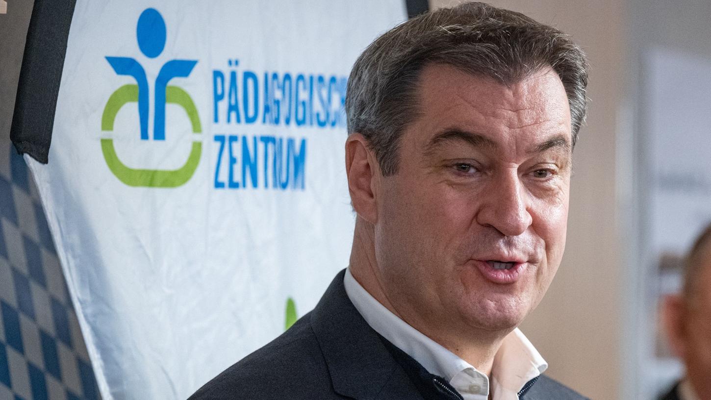 Markus Söder (CSU), Ministerpräsident von Bayern. Markus Söder (CSU), Ministerpräsident von Bayern.