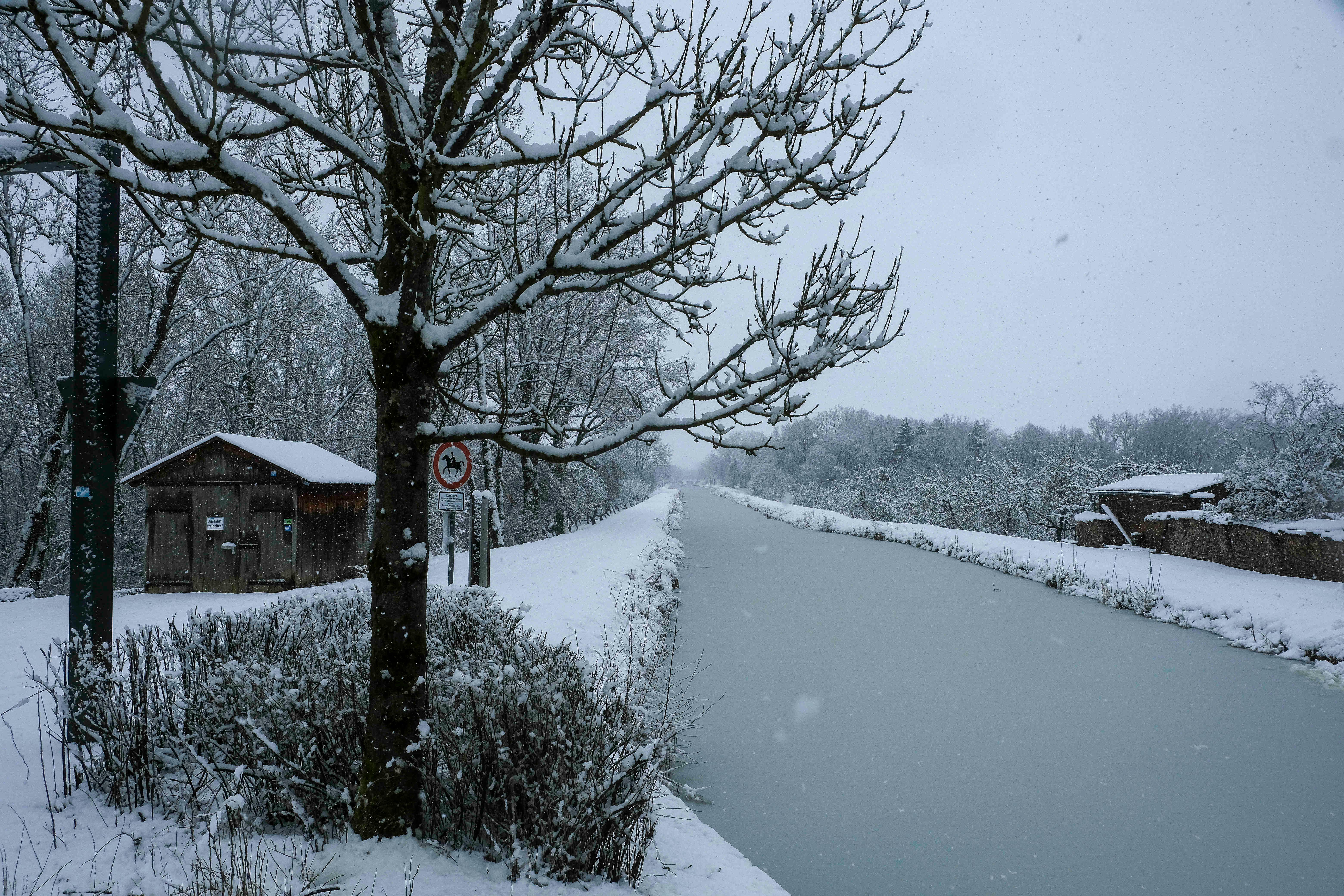 Ein Idyll in weiß bot sich dem Auge des Betrachters.