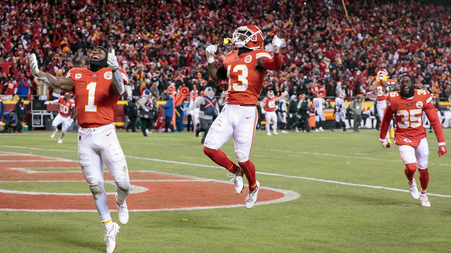 Beim Super Bowl 2023 spielen die Kansas City Chiefs (im Bild) gegen die Philadelphia Eagles. Beim Super Bowl 2023 spielen die Kansas City Chiefs (im Bild) gegen die Philadelphia Eagles.