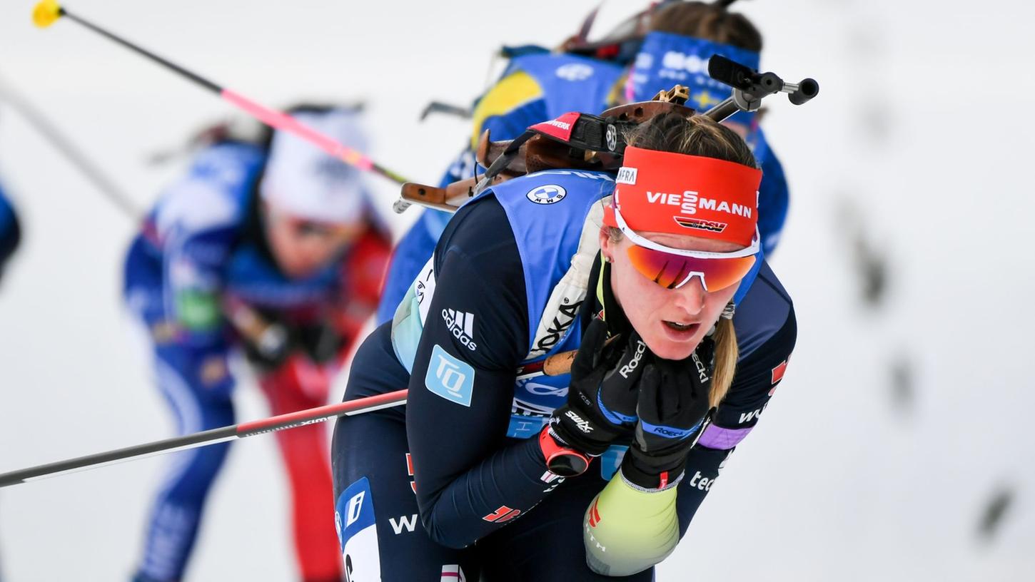 Geht als aussichtsreichste deutsche Medaillenkandidatin in die Titelkämpfe der Biathlon-WM: Denise Herrmann-Wick in Aktion.