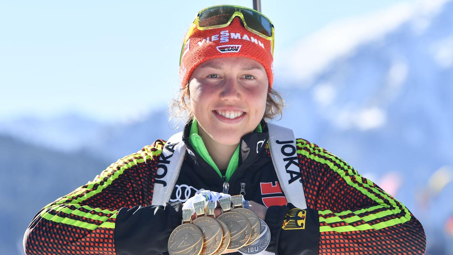 Traut der DSV-Staffel in Oberhof einiges zu: Laura Dahlmeier. Traut der DSV-Staffel in Oberhof einiges zu: Laura Dahlmeier.