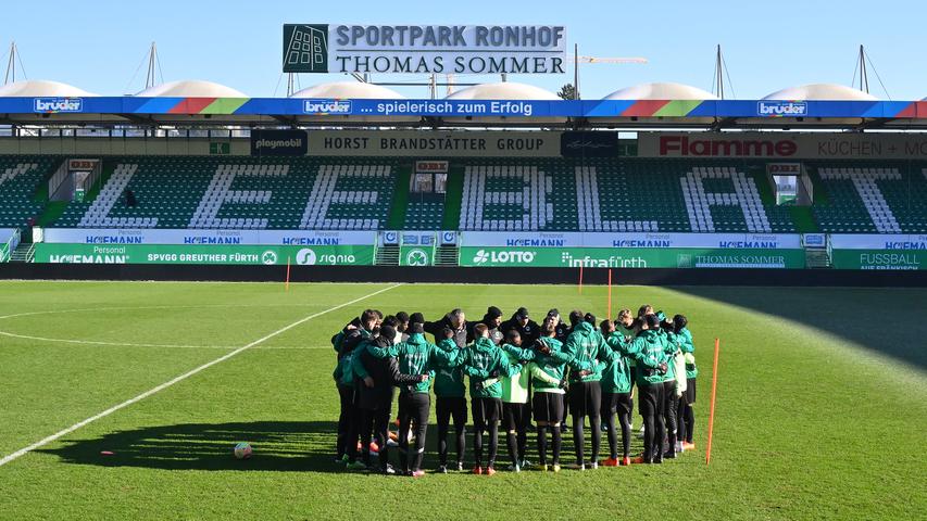 Drei Tage nach dem Derbysieg gegen den 1. FC Nürnberg kehrte das Kleeblatt am Dienstag in den Ronhof zurück.