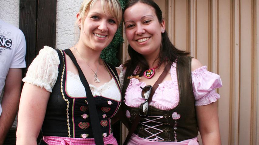 "Wir kommen immer wieder gern", sagen Sonja (links) und Tina (beide 28) aus Bad Brückenau.