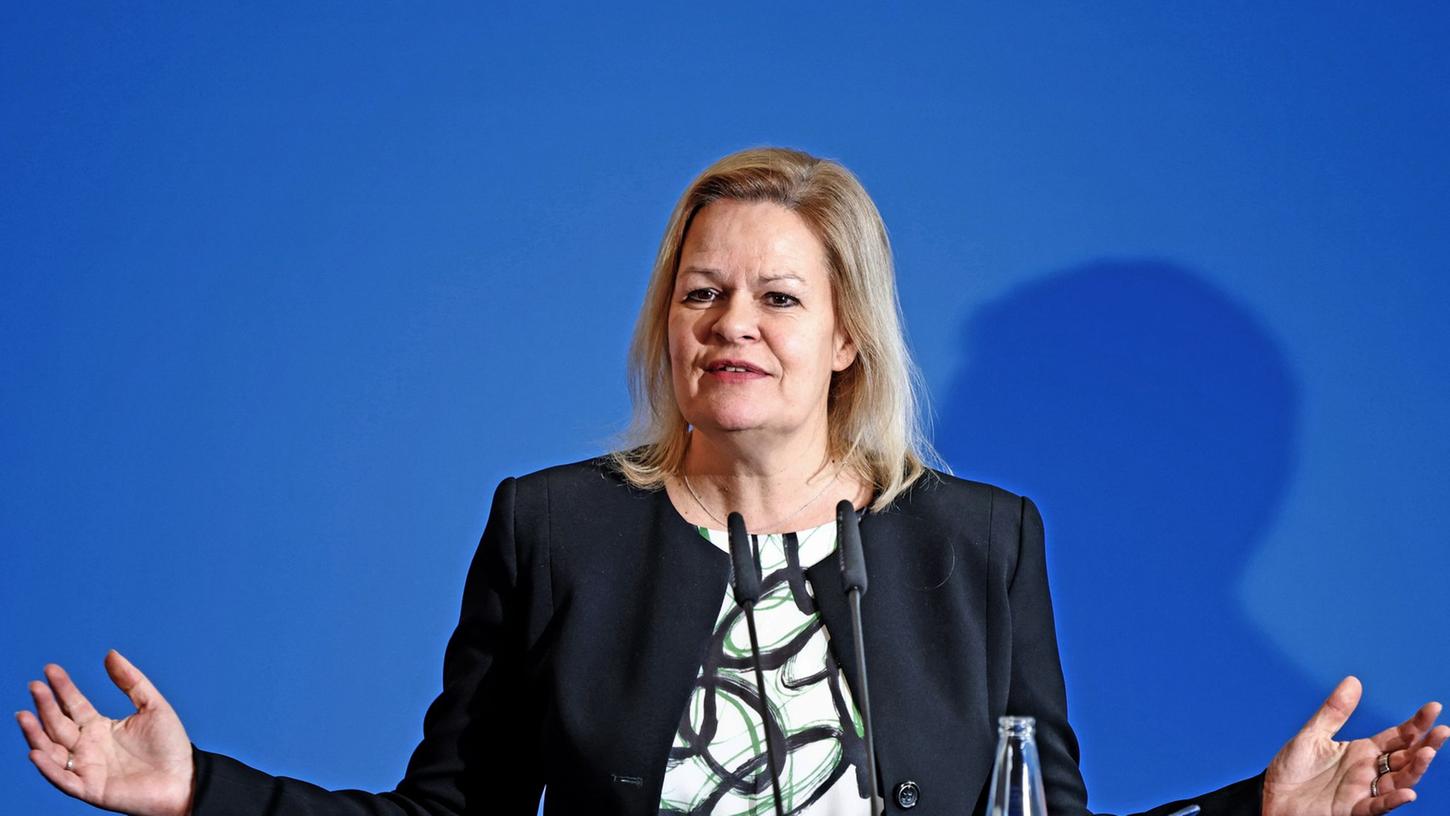Bundesinnenministerin Nancy Faeser (SPD) steht beim Ampel-Partner FDP wegen ihrem Umgang mit irregulärer Migration in der Kritik.