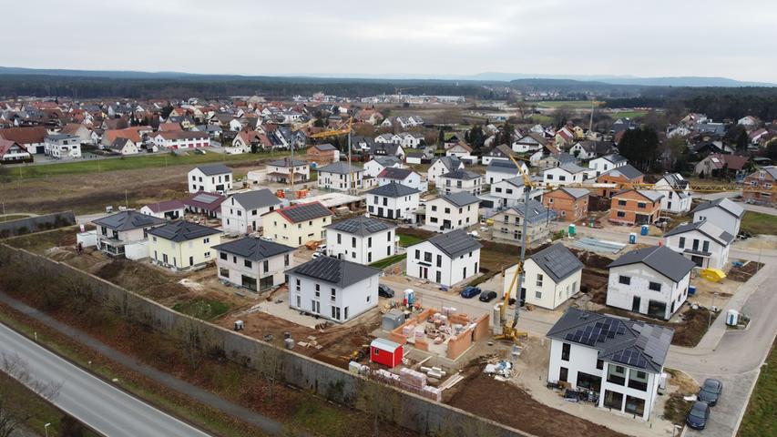 Das Baugebiet Sonnenring in Heßdorf