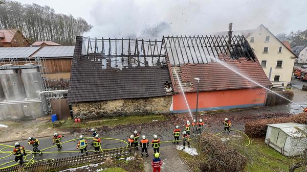 Das Feuer richtete verheerende Schaden an.