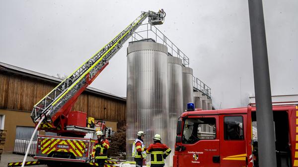 Die Lagerhalle konnte gerettet werden.