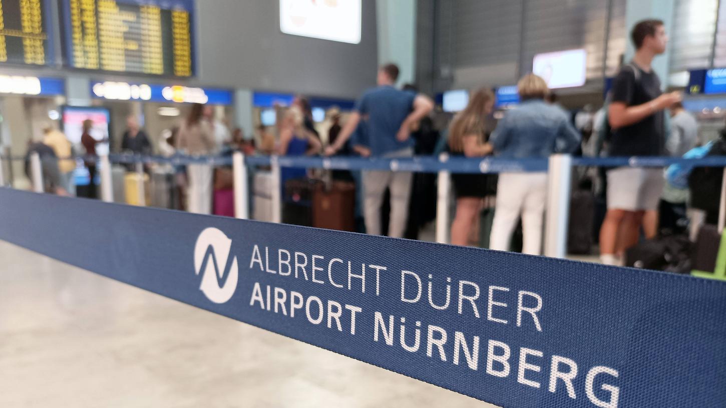 Der Nürnberger Flughafen selbst wird nicht bestreikt, bekommt aber die Auswirkungen zu spüren.