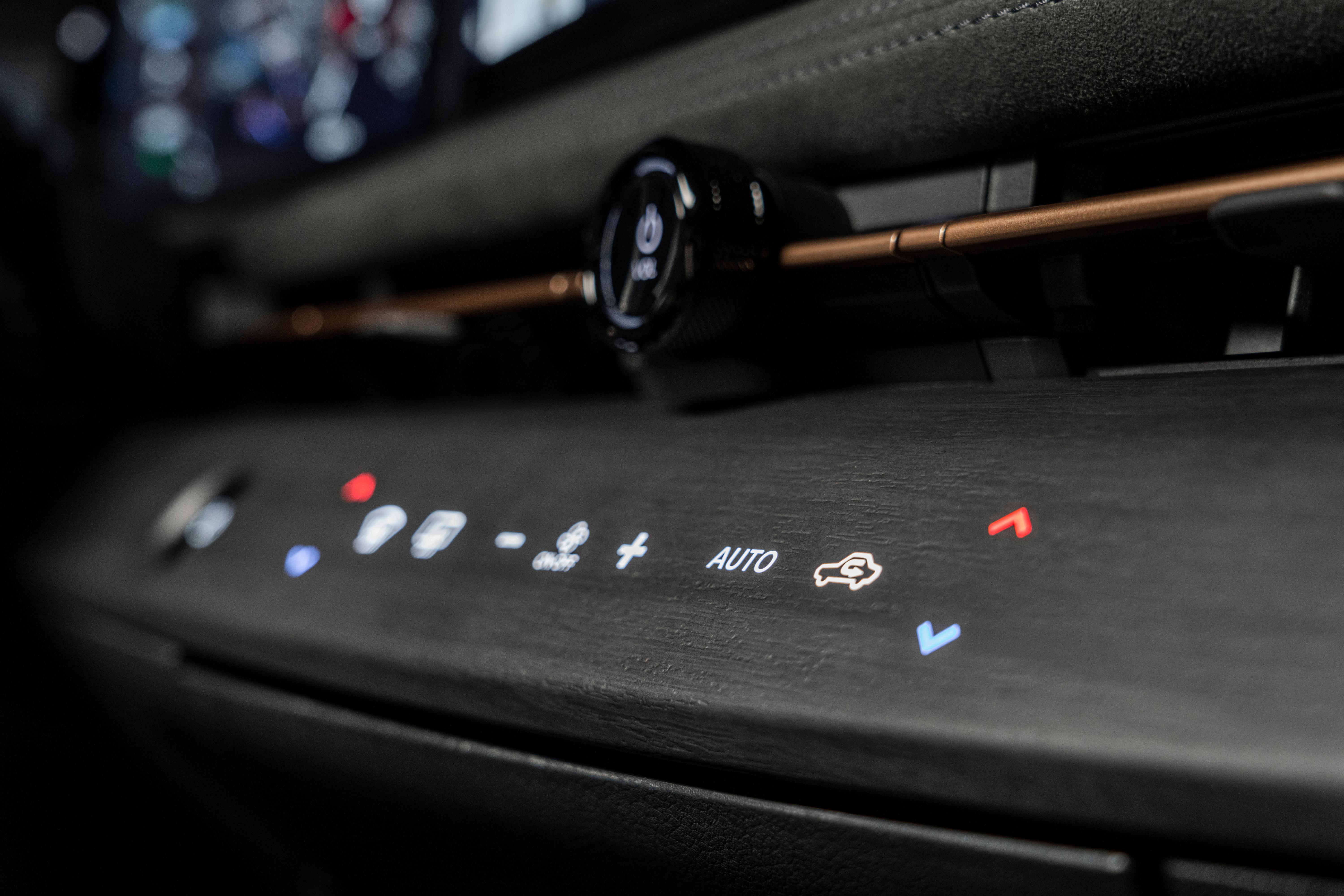 Die Direkttaster wurden in die Holzdeko integriert.