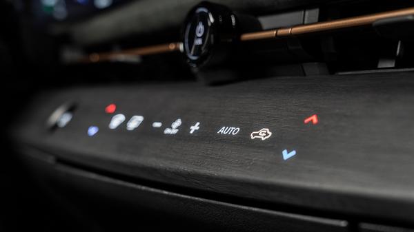 Die Direkttaster wurden in die Holzdeko integriert.